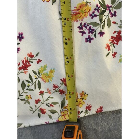 R&K Originals Women’s Size 16 Sundress White Floral Sleeveless Empire Waist NWT - Picture 6 of 8